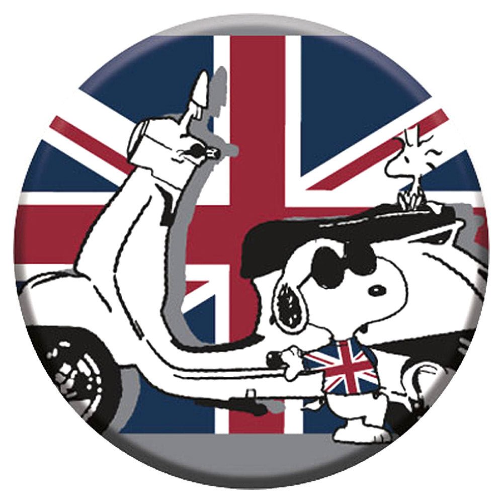 PEANUTS スヌーピー (コミック誕生 75周年 ) - UNITED KINGDOM / バッジ - PGS